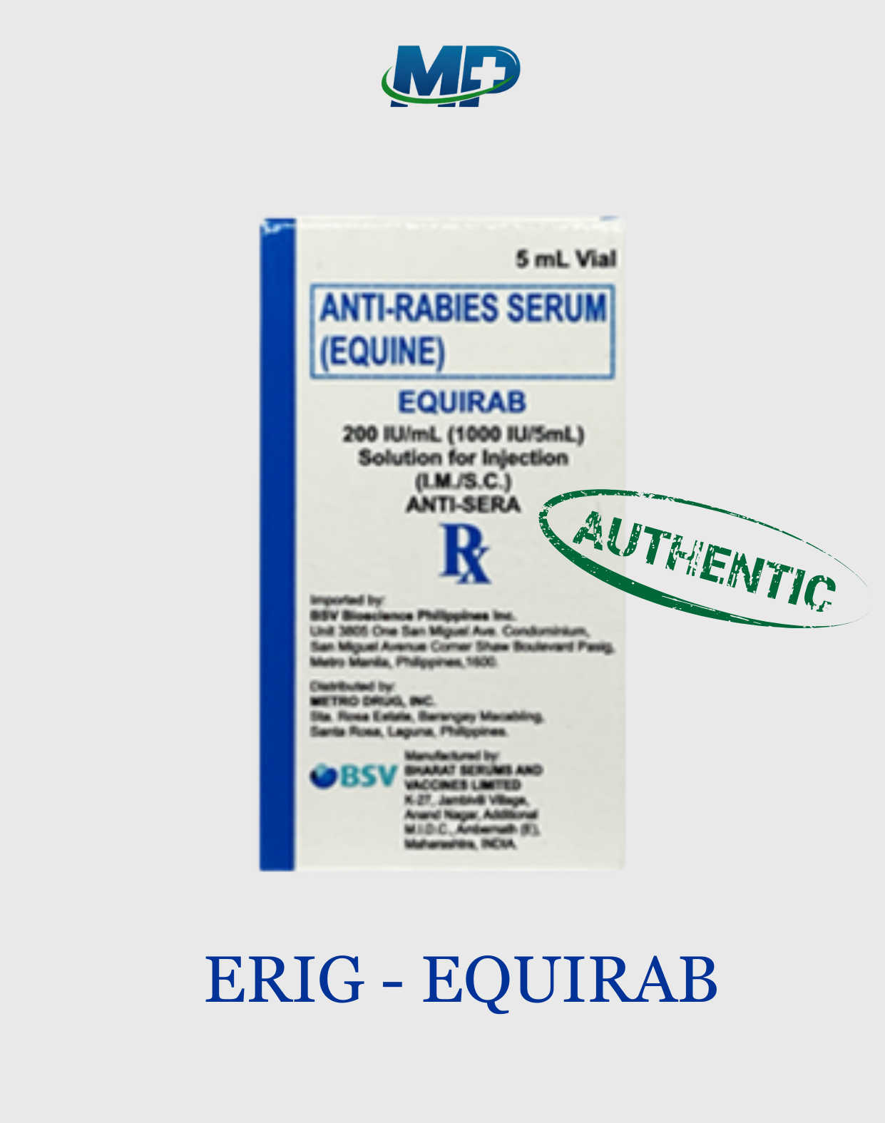 Equirab (Local) – Rabies Immunoglobulin