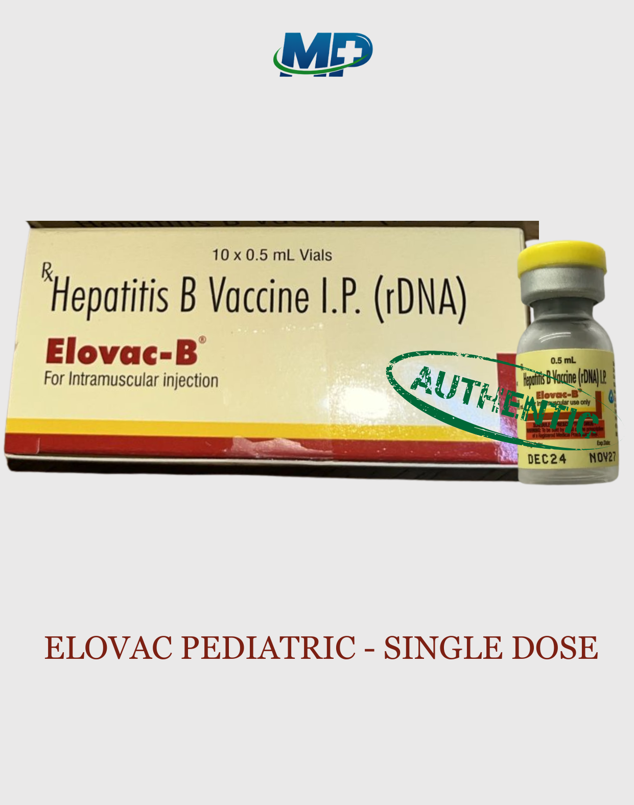 Elovec-B Hepatitis B (Pediatric) Vaccine (Hepa B) – 10 x 0.5 mL