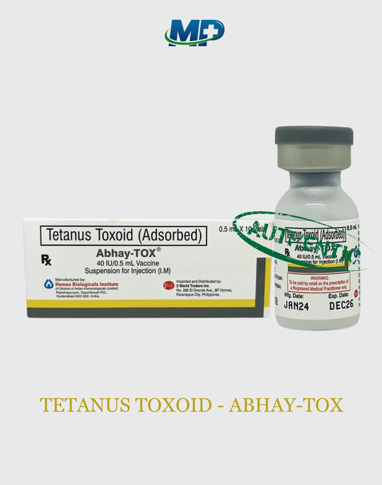 Abhay-Tox – Tetanus Toxoid Vaccine (TT)
