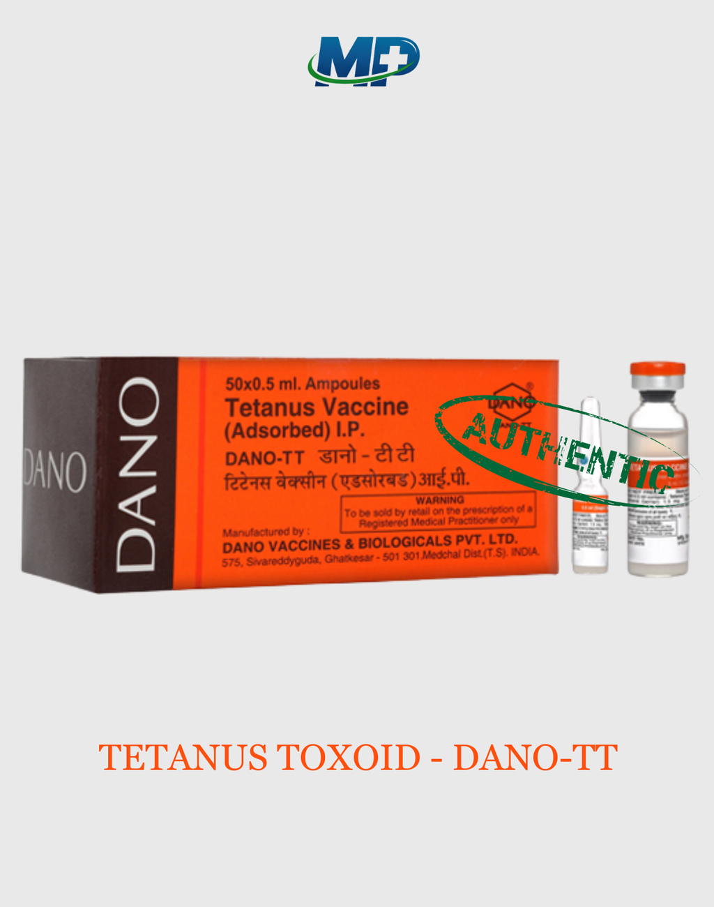 Dano TT – Tetanus Toxoid Adsorbed Vaccine (I.P.)