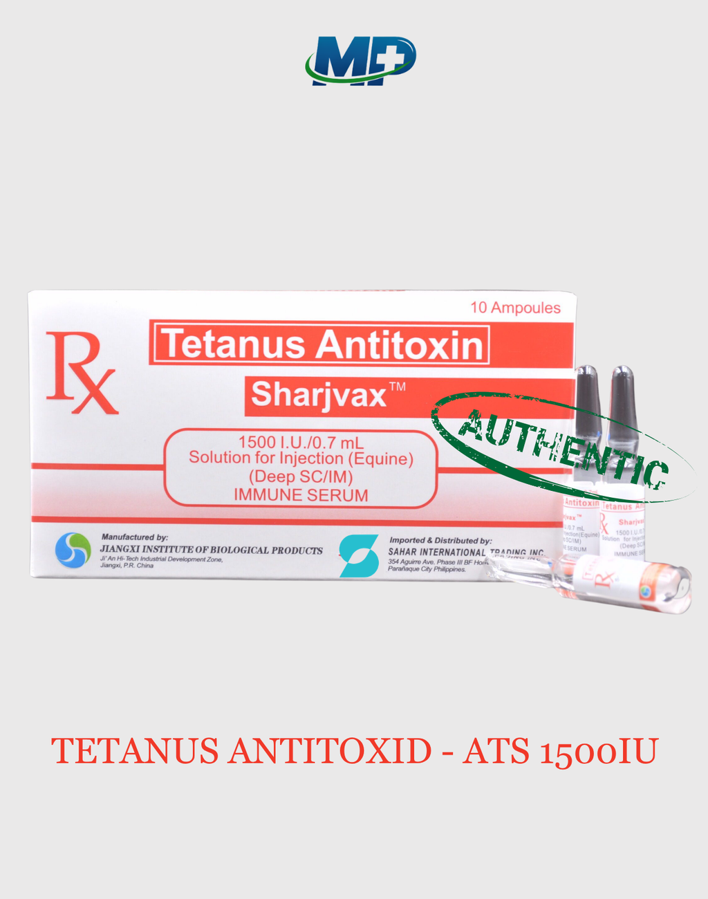 Sharjvax – Tetanus Antitoxin (ATS)